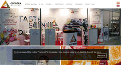 Desktop Screenshot of carotex.pl